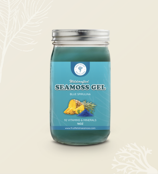 Blue Spirulina Seamoss Gel