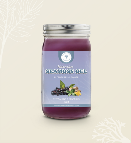Elderberry Ginger Seamoss Gel