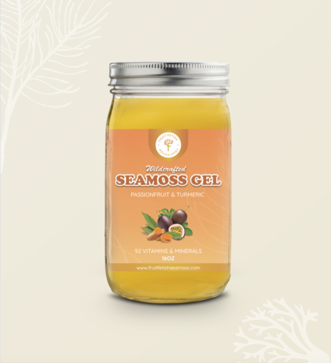 Turmeric & Passionfruit Seamoss Gel