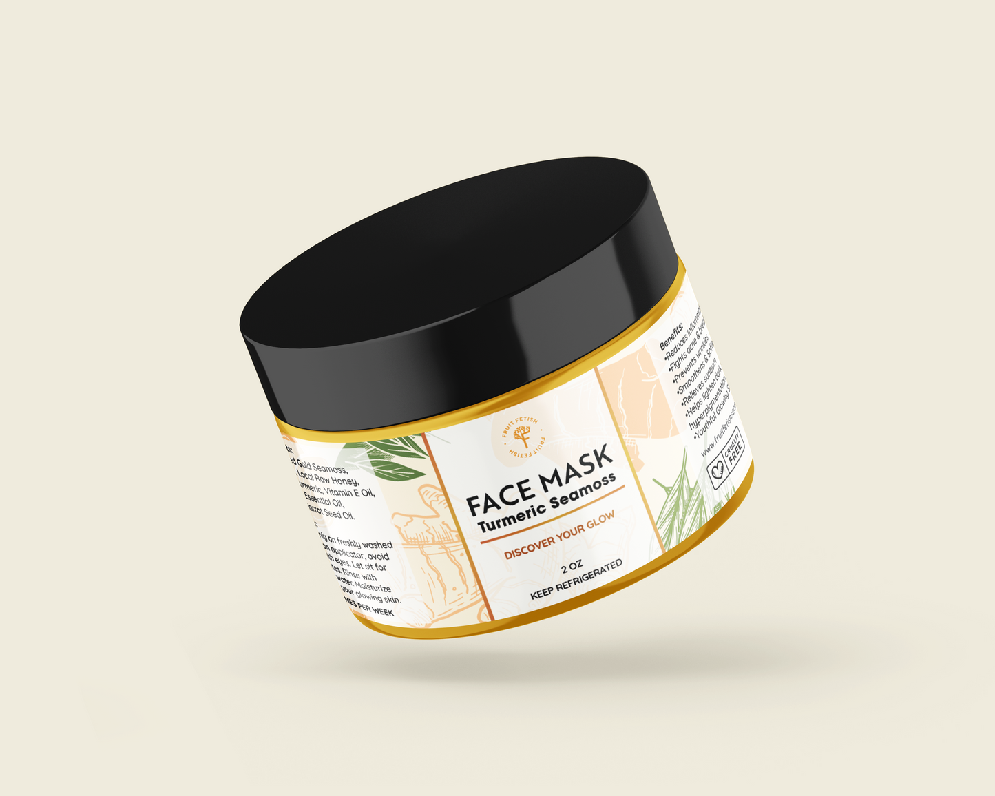 Turmeric Seamoss Face Mask